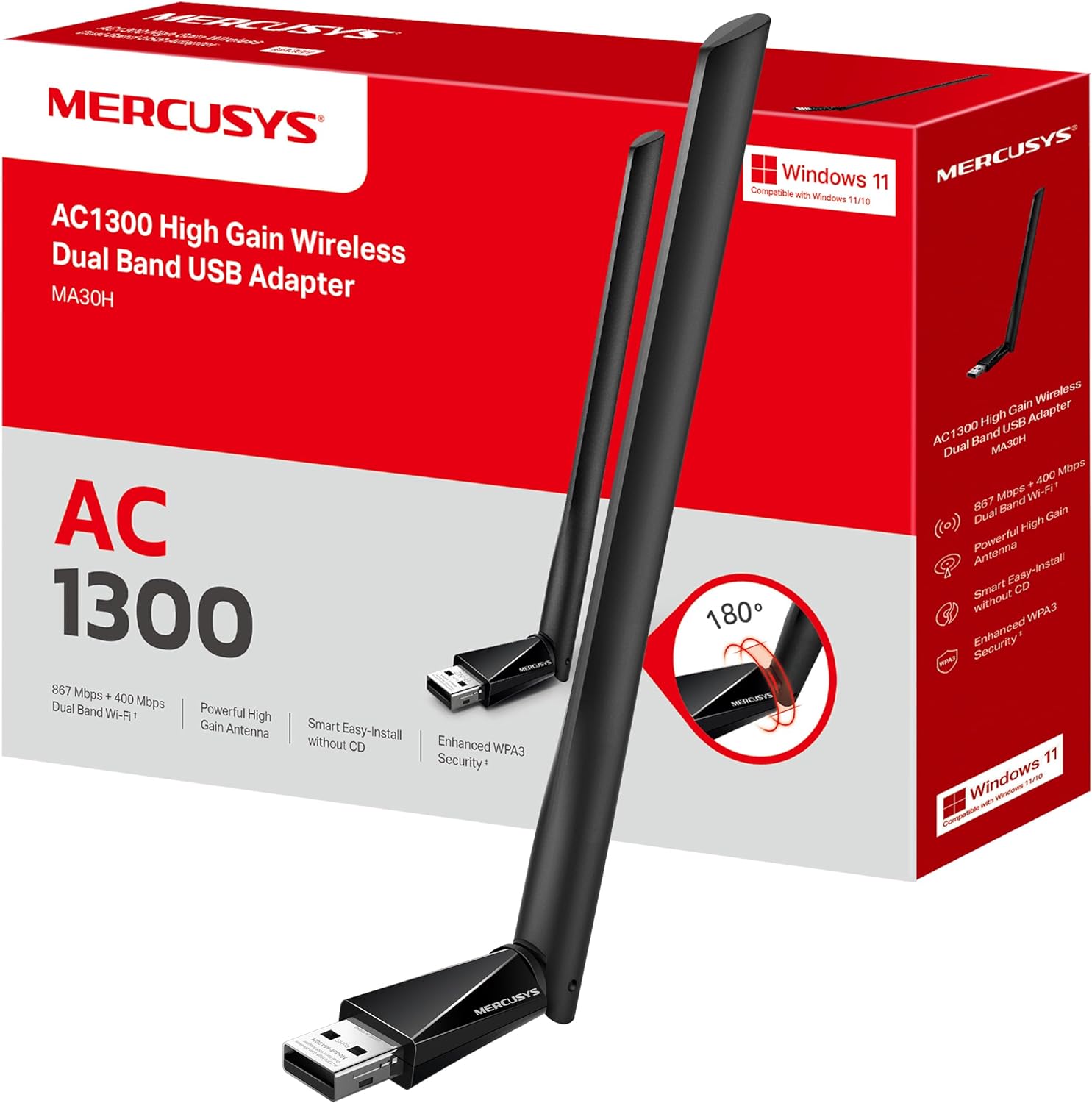 MERCUSYS WiFi Stick AC1300Mbps MA30H MERCUSYS WiFi Stick AC1300Mbps MA30H